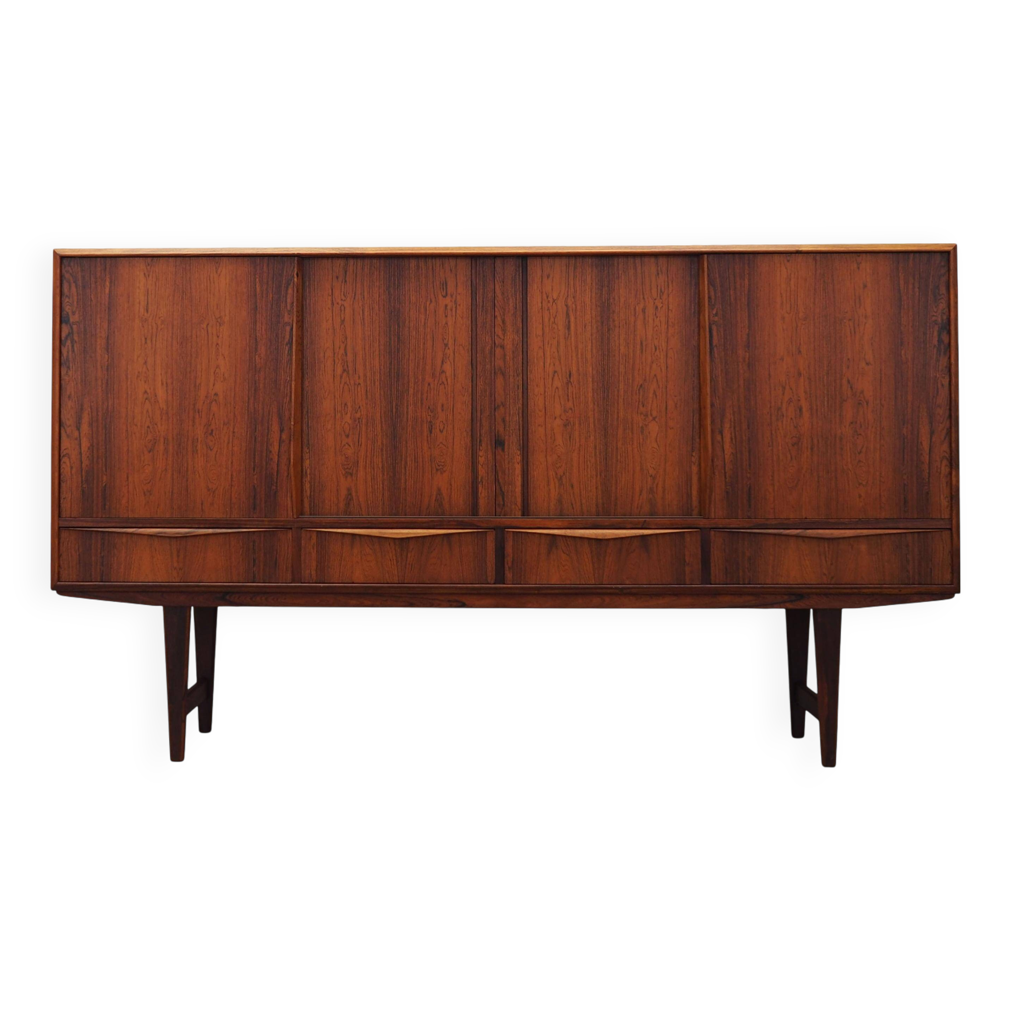 Rosewood highboard, Danish design, 1960s, designer: E.W. Bach