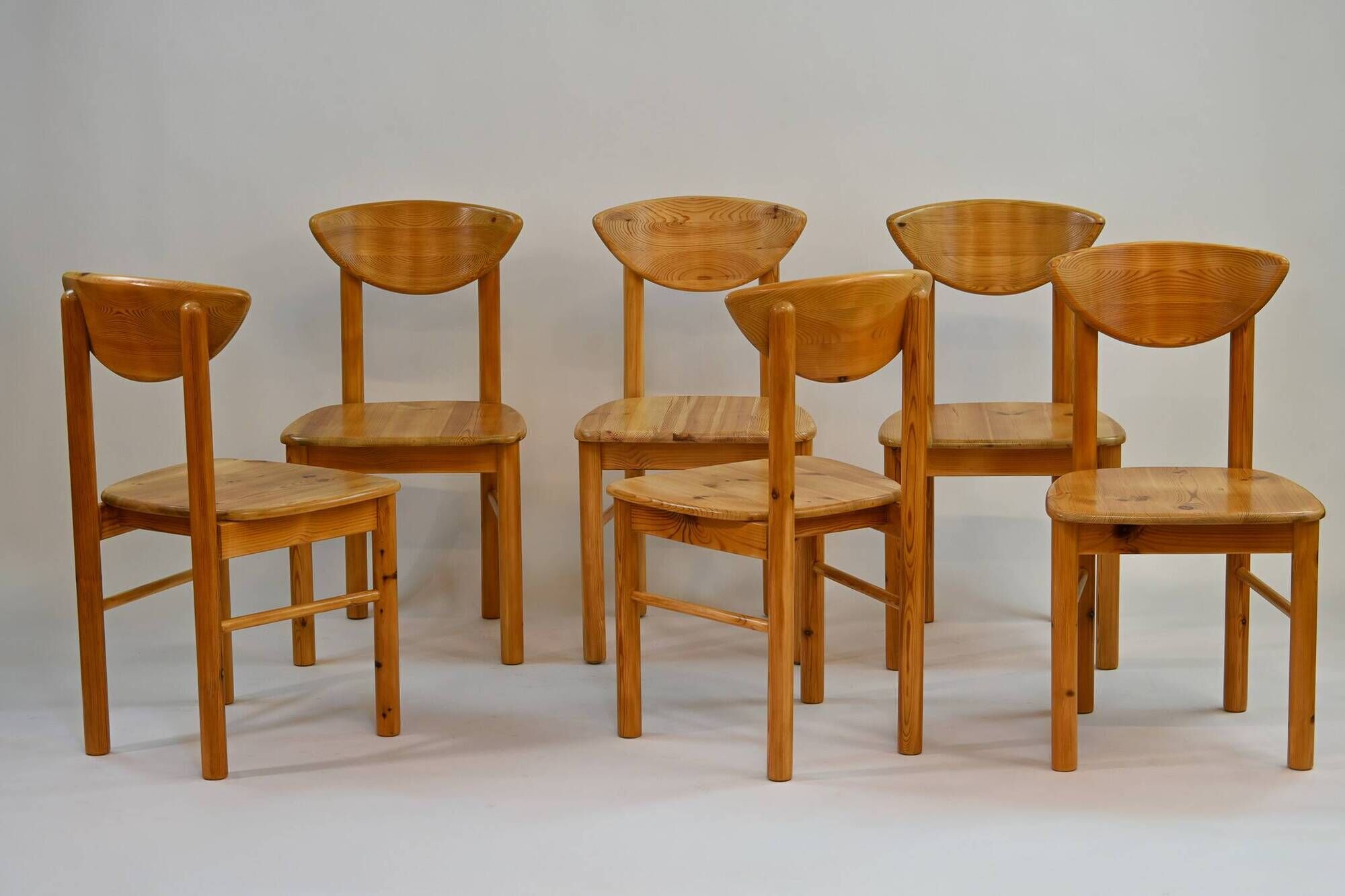 Dining Room Chairs in Wood by Rainer Daumiller, 1970s.
