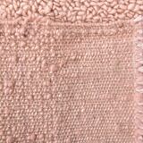 %100 Rose Pink Wool Vintage Runner Rug 67x215Cm