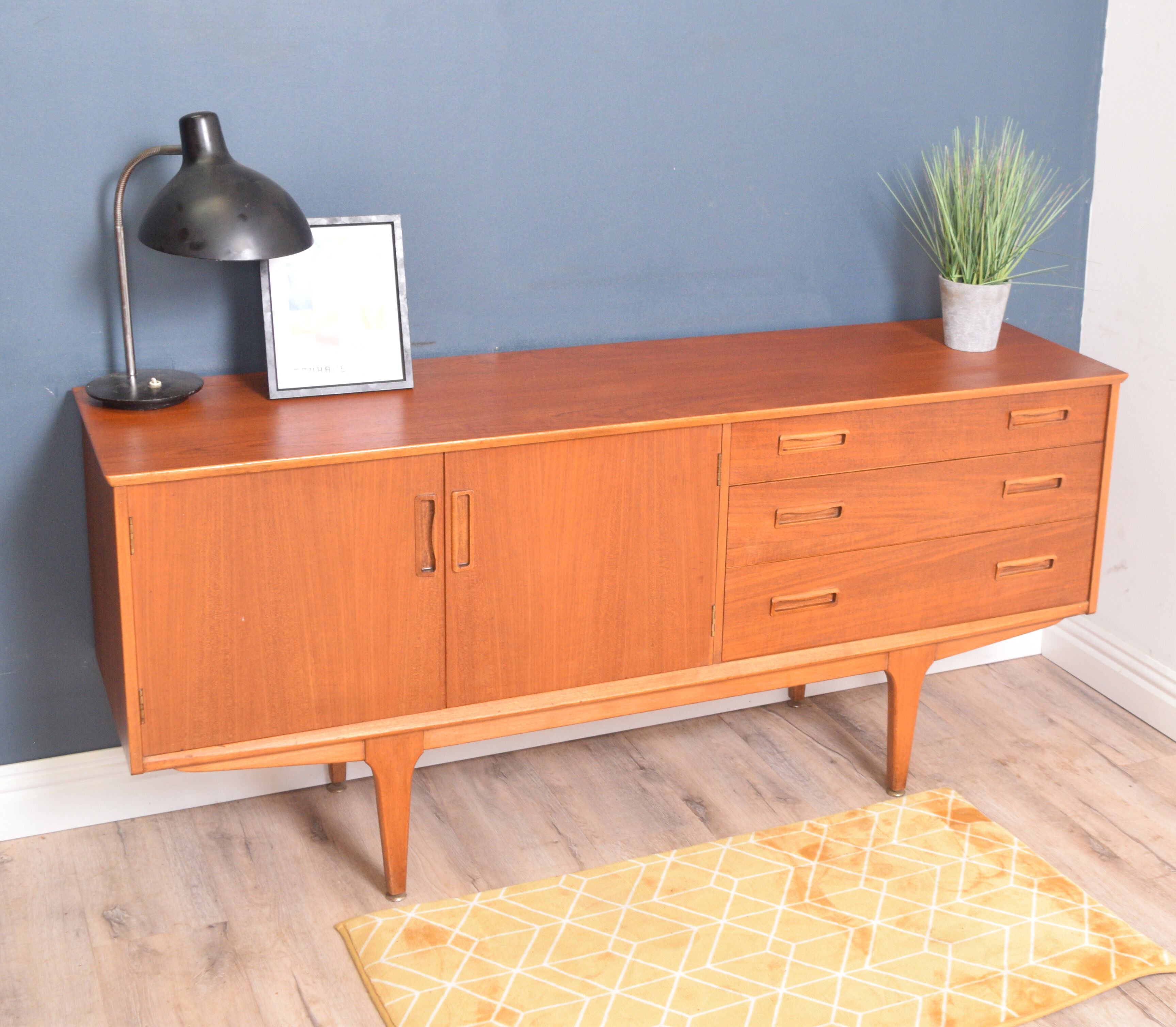 Restored Teak 1960s Jentique Sideboard Cabinet