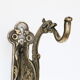 Gothic dragon rack, plant door or brass mantle holder