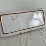Dessert service, earthenware, Martres-Tolosane, signed Matet France