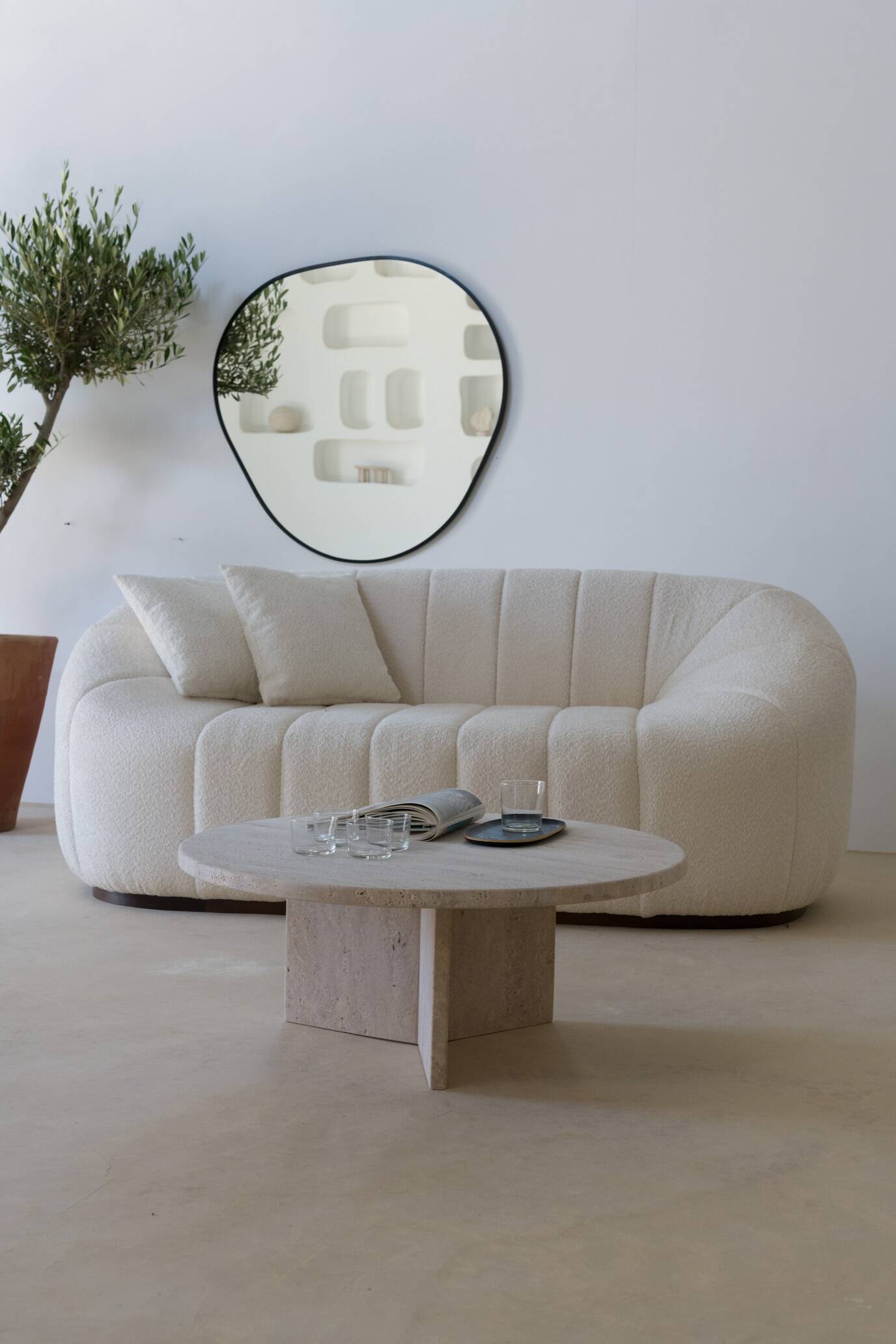 Bossa Nova Contour black mirror 100 cm D