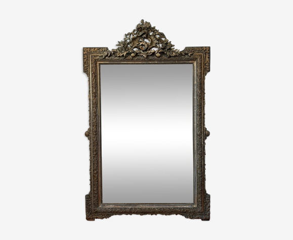 Miroir Ancien En Bois Dore 125x80cm Selency Miroir Ancien En Bois Dore 125x80cm Selency