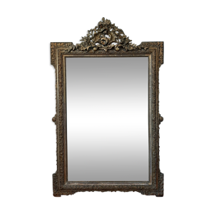 miroir ancien en bois