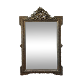 Miroir ancien en bois doré 125x80cm