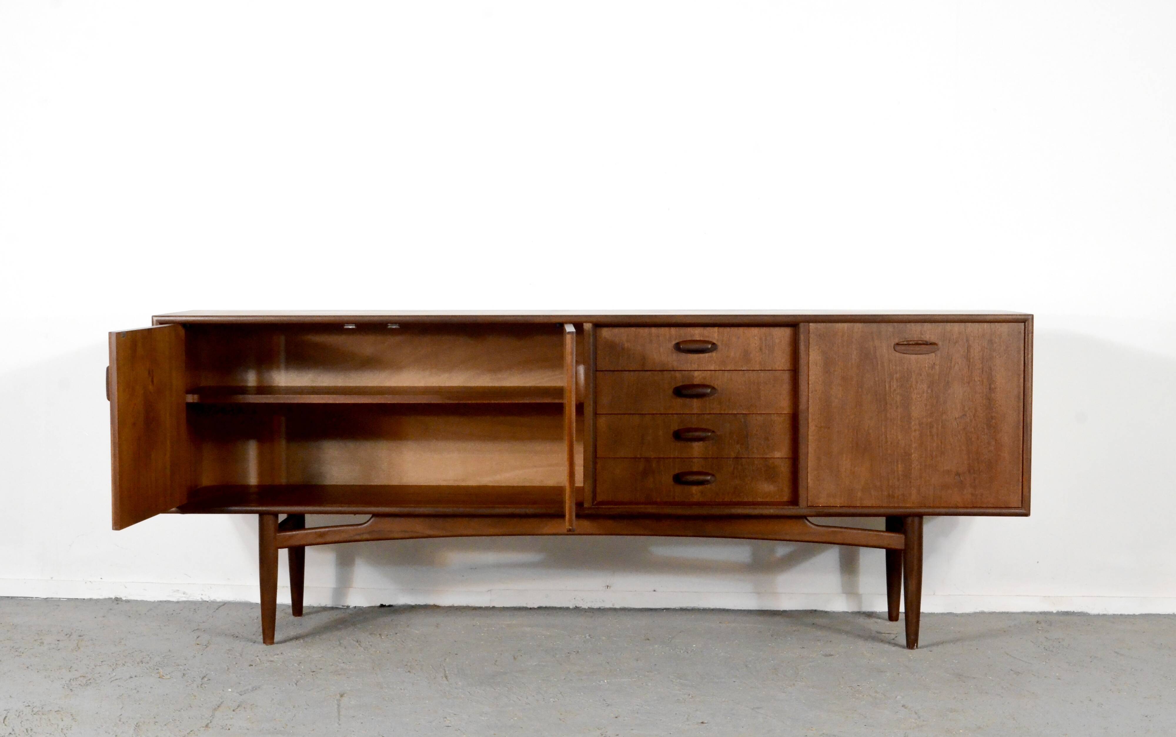 Buffet vintage Mid-Century en Afromosia et teck
