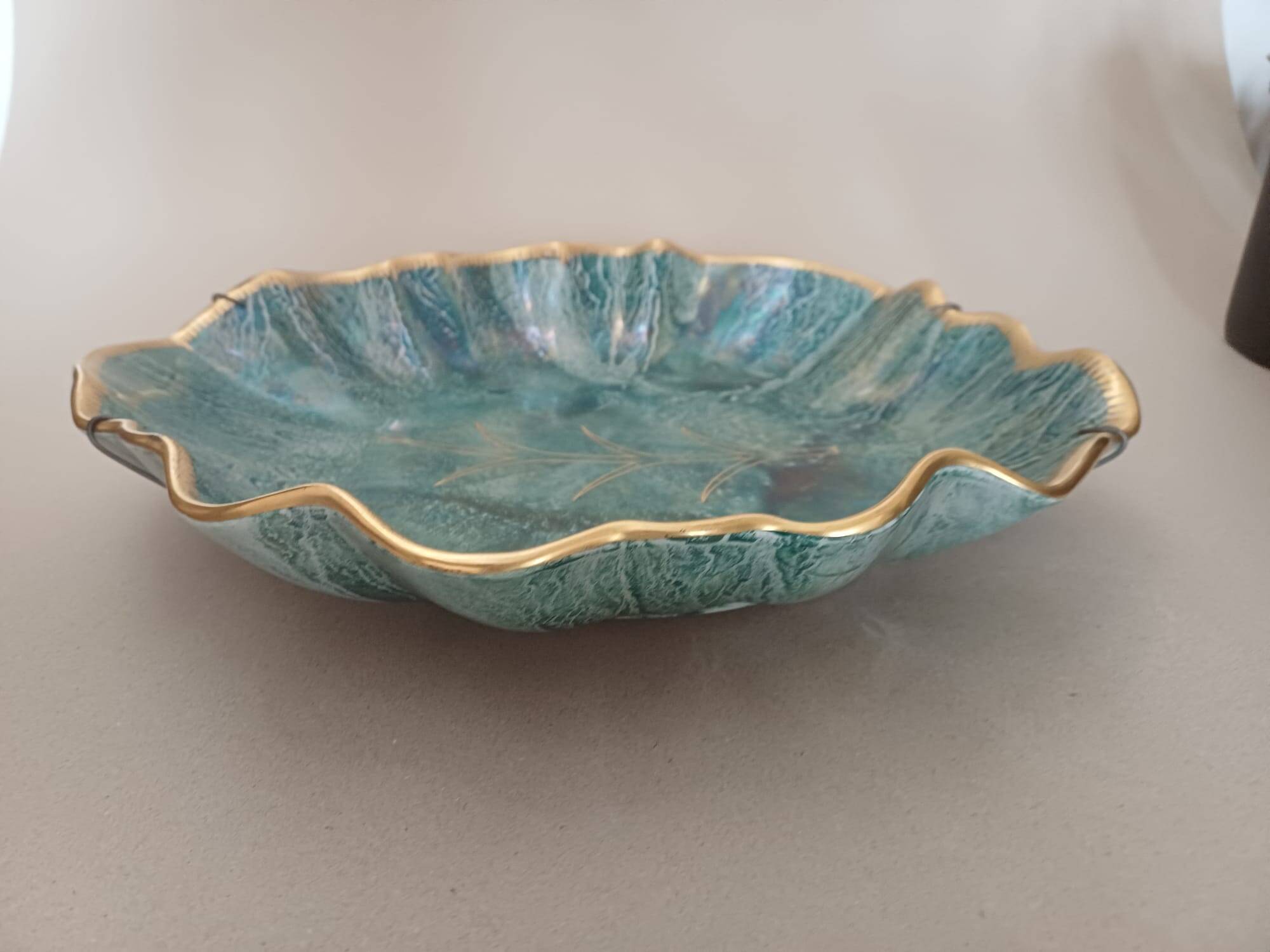 Josef Ekberg Gustavsberg – Large decorative ceramic plate – Art Deco 1931