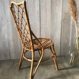 Louis Sognot rattan chair