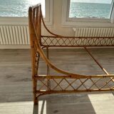 Bamboo and rattan bed