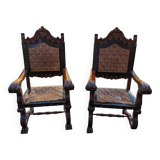 Fauteuils style renaissance espagnole