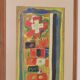 Swedish Oil on Panel – “Abstract Composition” by MARTIN BISSIÈRE, 1952