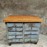 Industrial chest of drawers steel TV sideboard