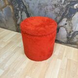 Tamtam-style pouffe with fur