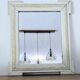 19th century mirror with patinated frame — Elegance and authenticity 45 x 39 cm