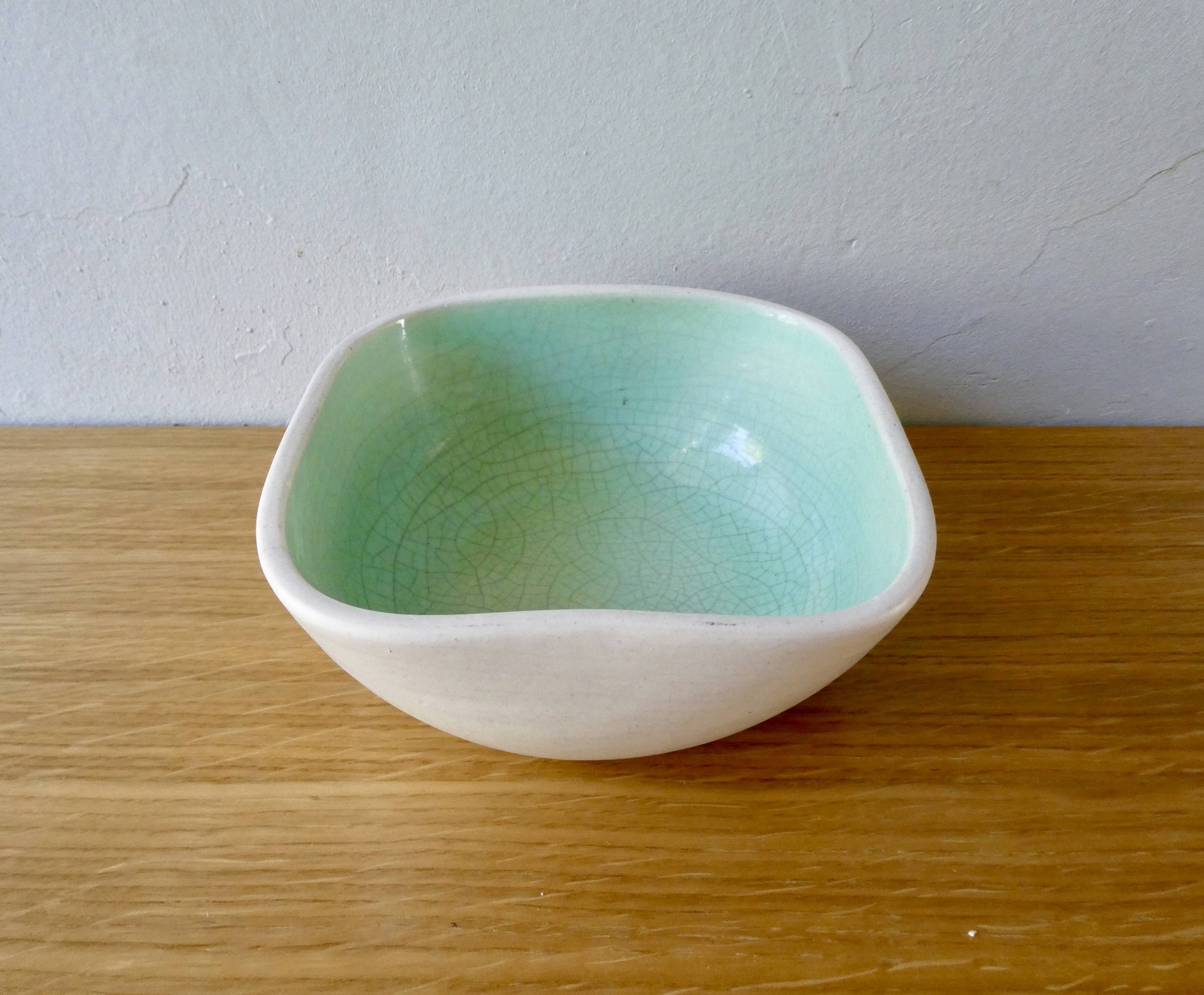 Two-tone ceramic CUP, Keramos, 1950s