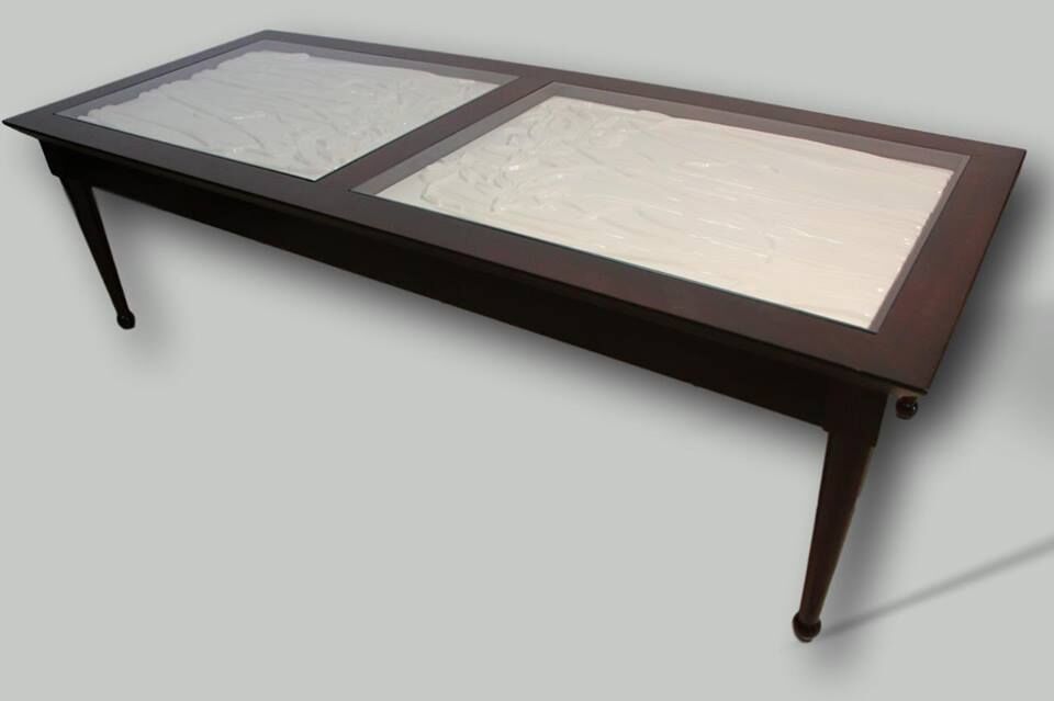 Large coffee table of Jean Boggio and Lunéville