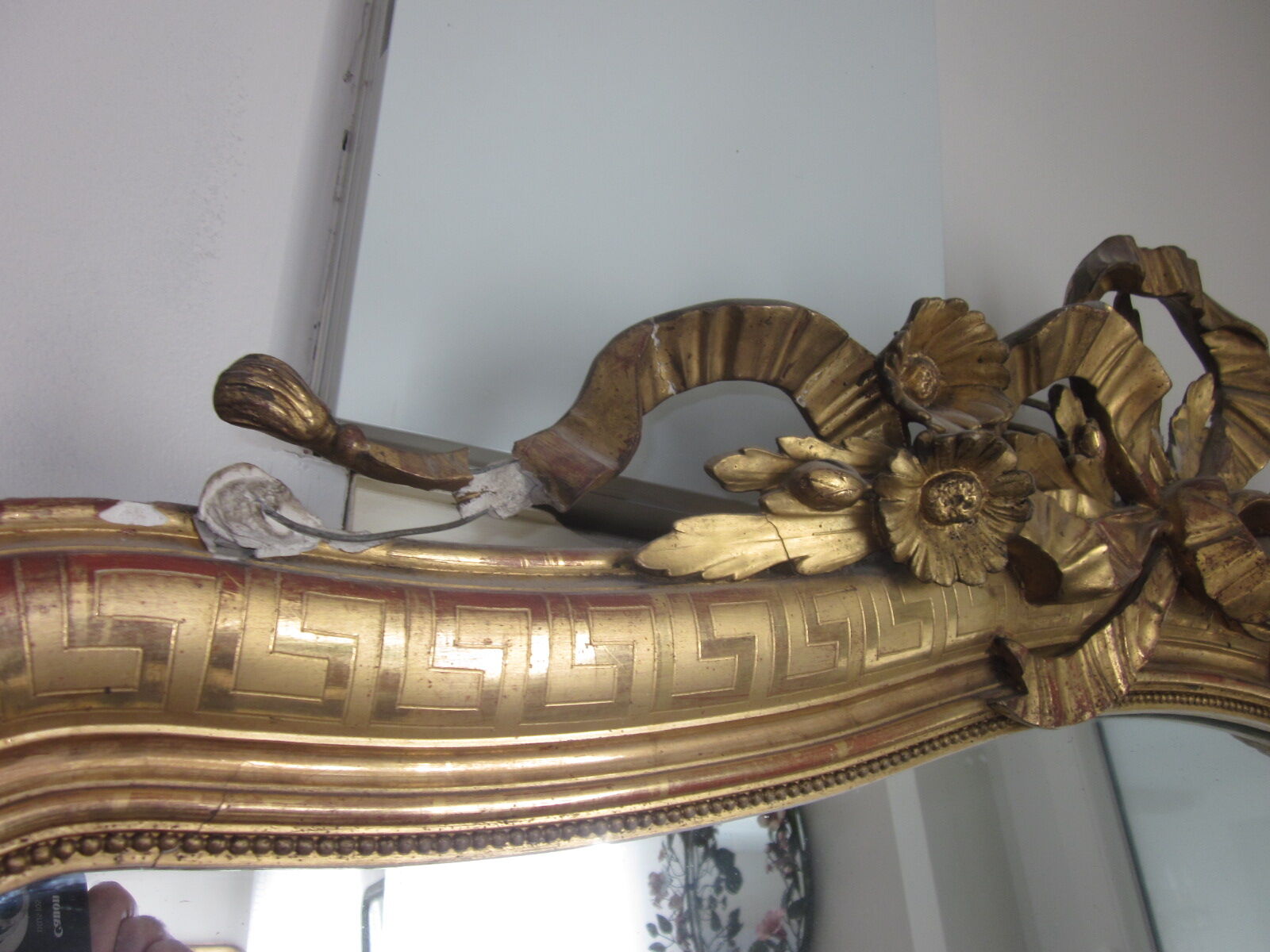 large mirror gilded XIX 2mx120cm