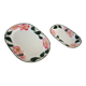 2 service plates Villeroy & Boch "Wild Rose", 1970