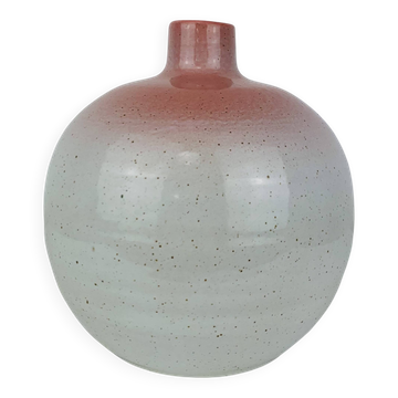 Vase, pied de lampe boule vintage en céramique