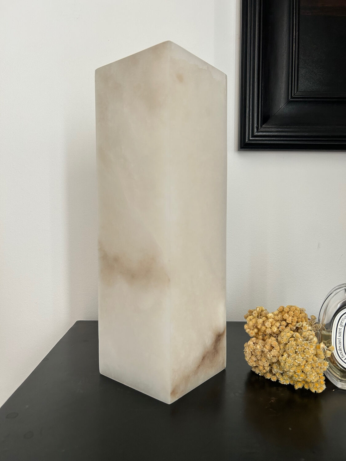 Large alabaster vase