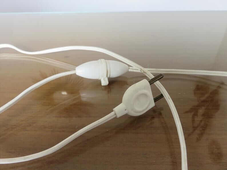 Perspex lamp and brass 50 60 years