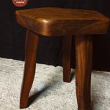 elm stool Aranjou style 80's