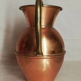 Old copper vase with handles