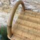 Vintage rattan shelf