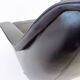 ESA model 802 pair of black leather lounge chairs by Werner Langenfeld