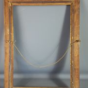 Old wooden frame - golden stucco period 1900 66x50cm, leaf 57x41 cm S26