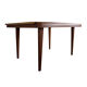 Extensible in the 1960s teak dining table