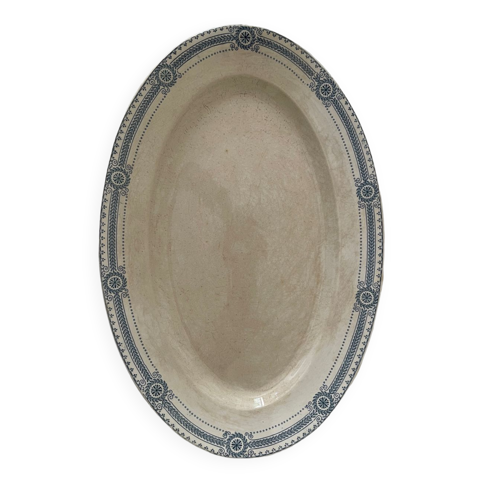 Plat ovale Sarreguemines U&C