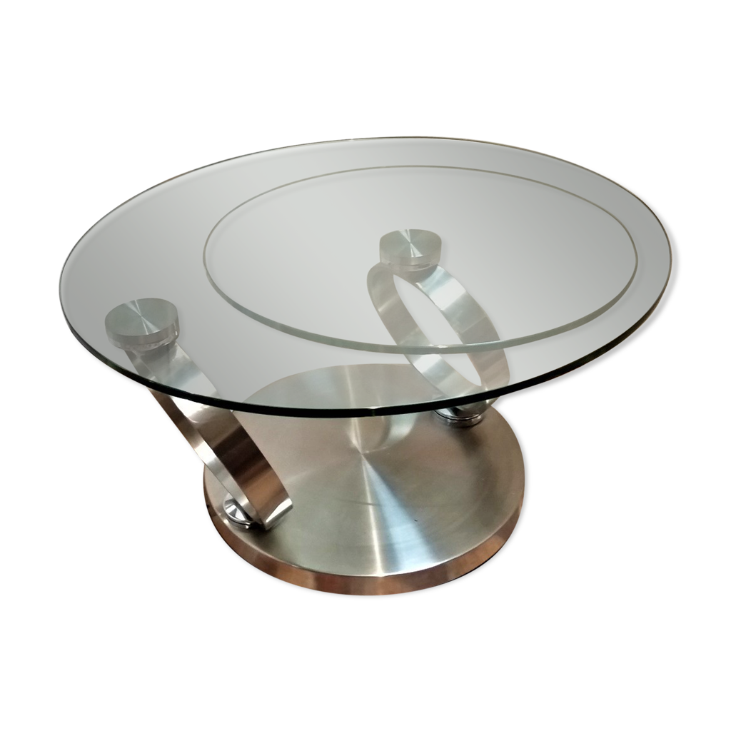 Table Basse En Verre Modulable But - 60x60x45 Cm - Neuf