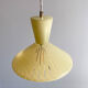 Yellow golden UFO suspension