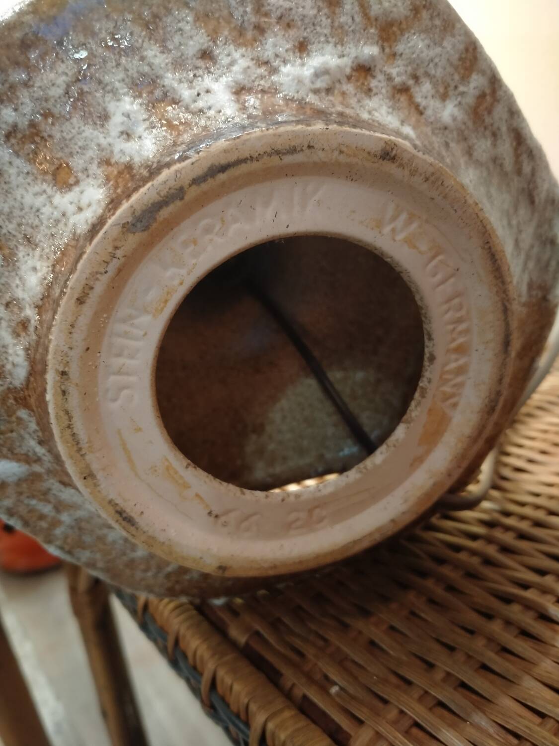 Ceramic lamp Germany 1960