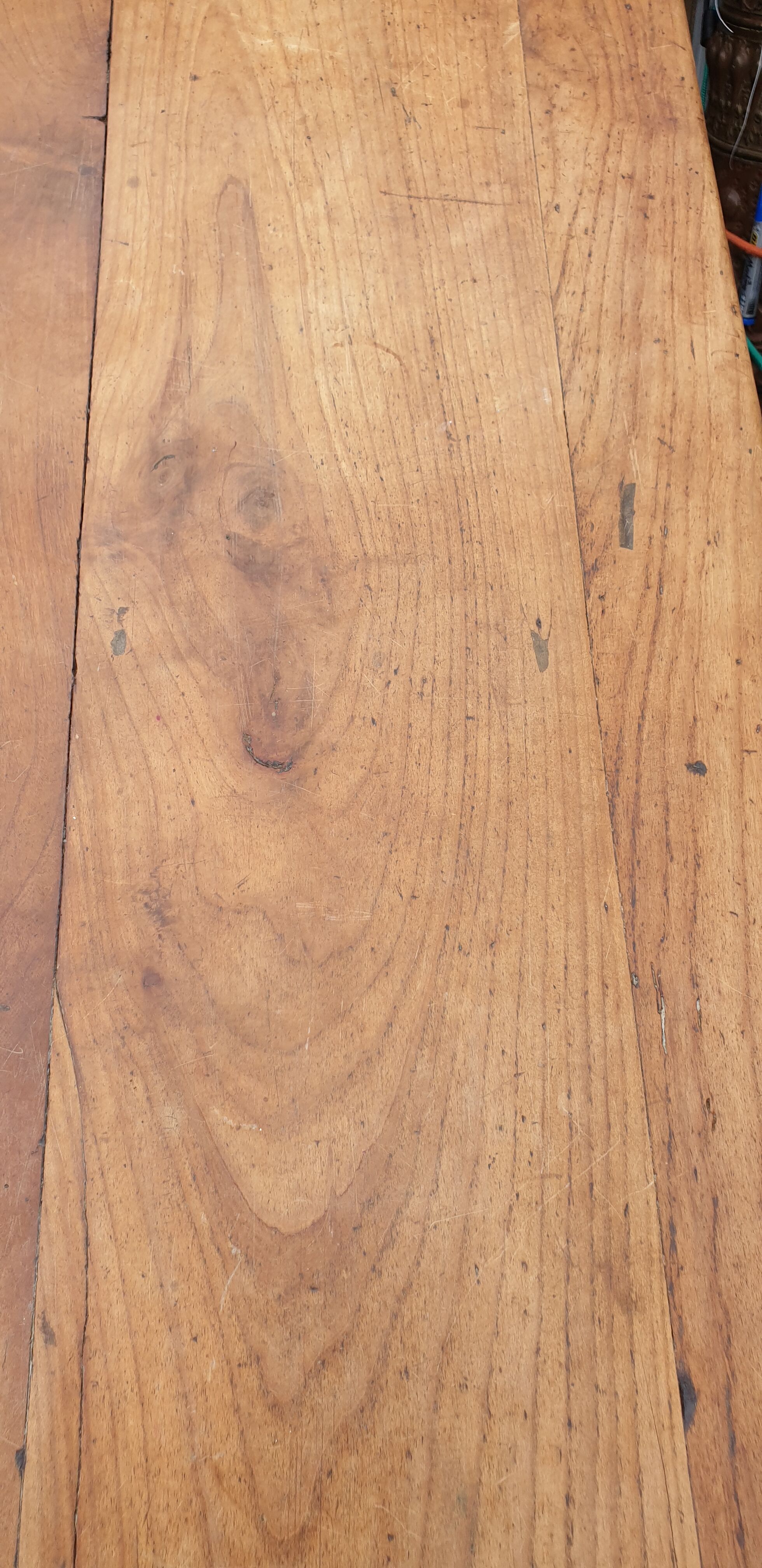 Farmhouse table in massive epicea XIXth