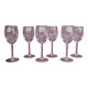 Set of 6 Engraved Crystal Aperitif Glasses, Epi Model