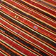 6x9 Red Brown Mid Century Modern Vintage Rug, 191x274Cm