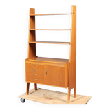 Multifunction teak bookcase 1960 Denmark