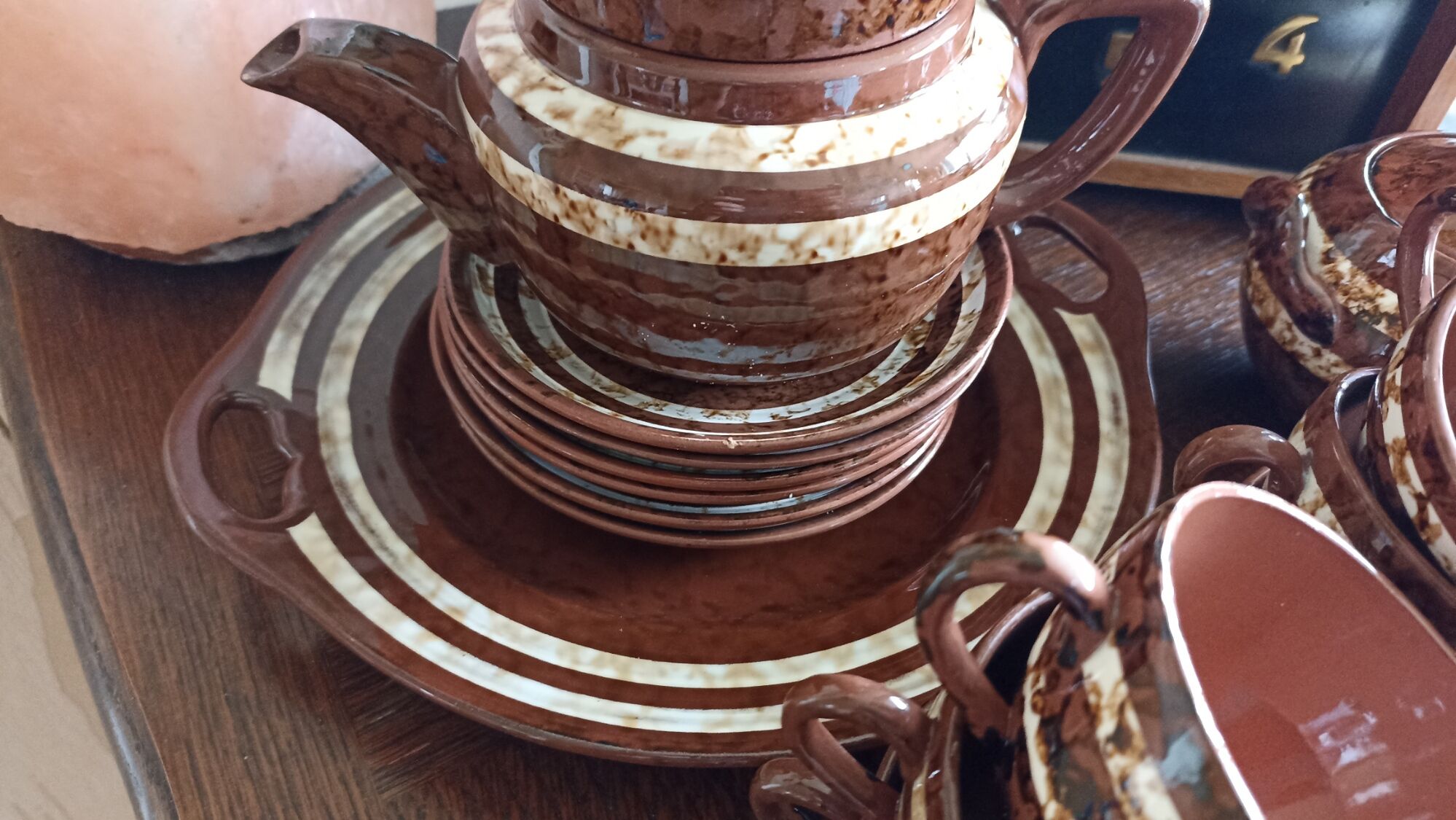 Mary coffee service by Digoin Sarreguemines - 6 people