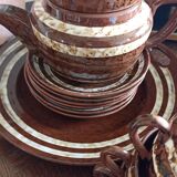 Mary coffee service by Digoin Sarreguemines - 6 people