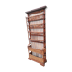 Rattan shelf/shelf carries magazines