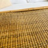 Vintage rattan trolley