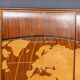 20thc italian stylised "map of the world" cabinet c.1950