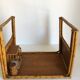 Bureau enfant en rotin avec son fauteuil