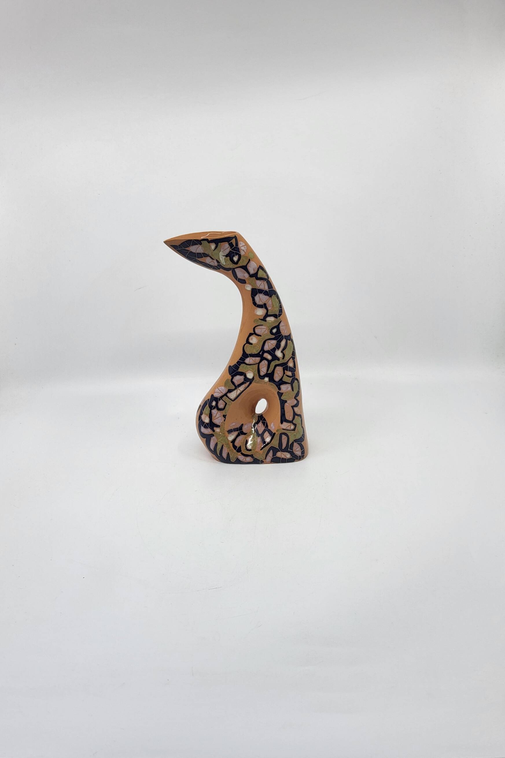 Vase soliflore vintage en céramique par Gabrielle Mackiewicz, France, 1960