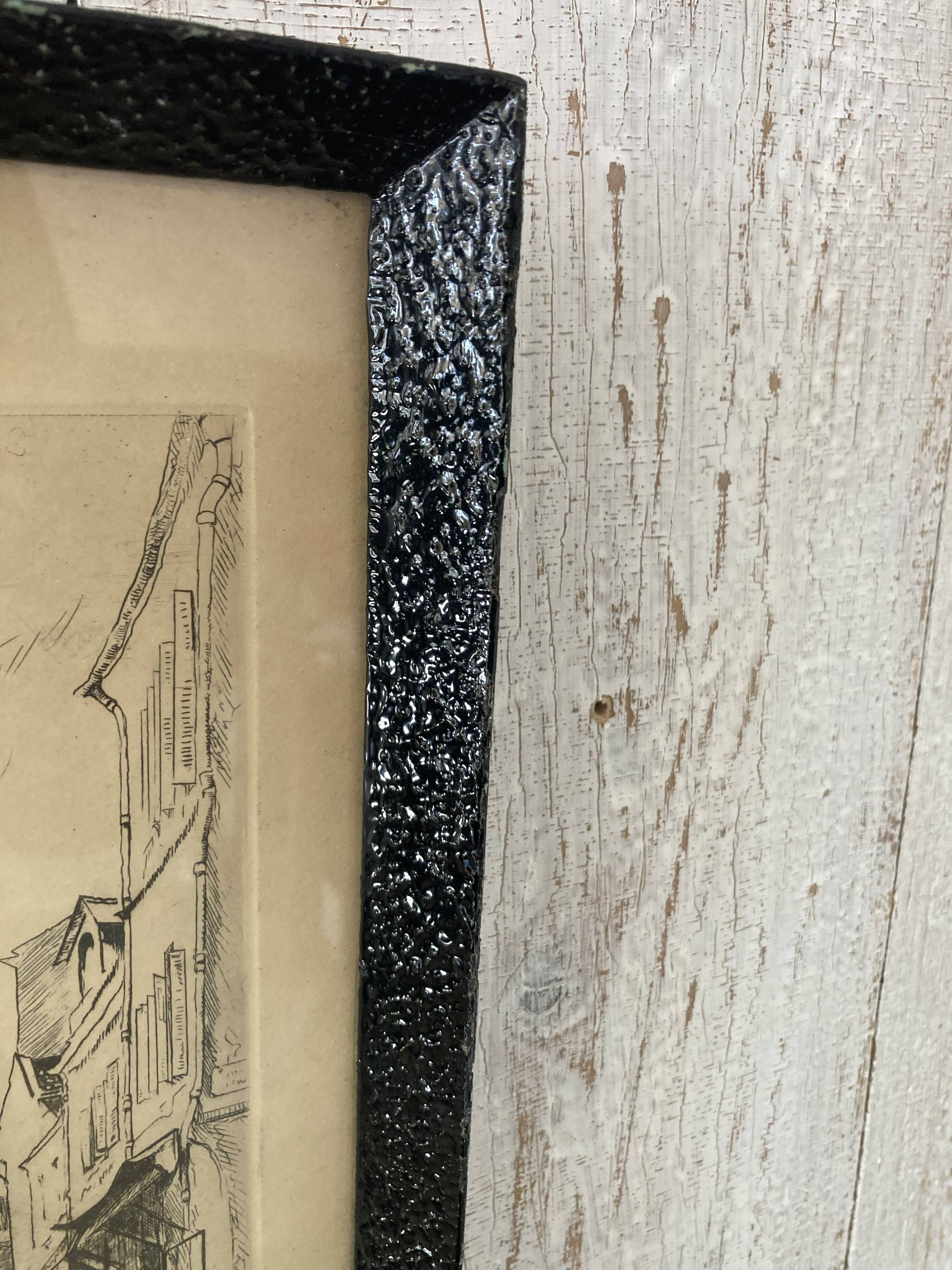 Old illustration of Montmartre