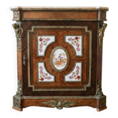 Napoleon III buffet set: wood and marble