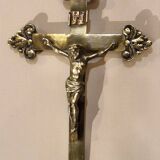 Bronze and brass cross from the 20th century.